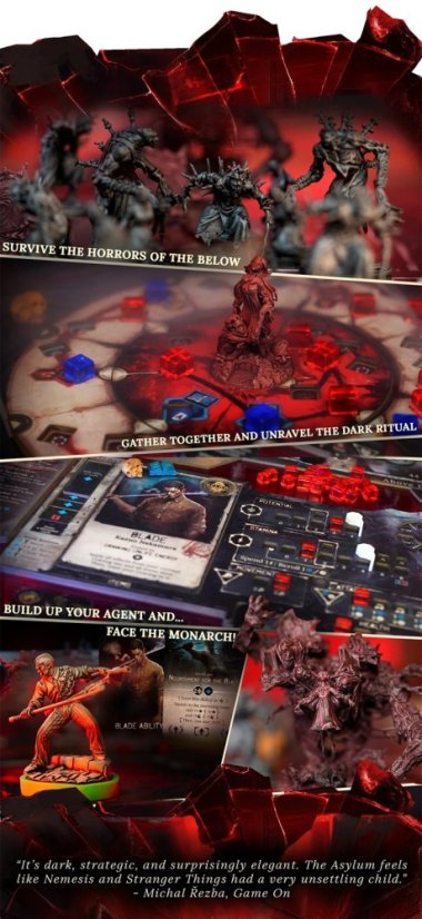 B.E.L.O.W.: The Asylum Core Pledge - Jazyk: CZ, Varianta miniatur: Komplet namalované