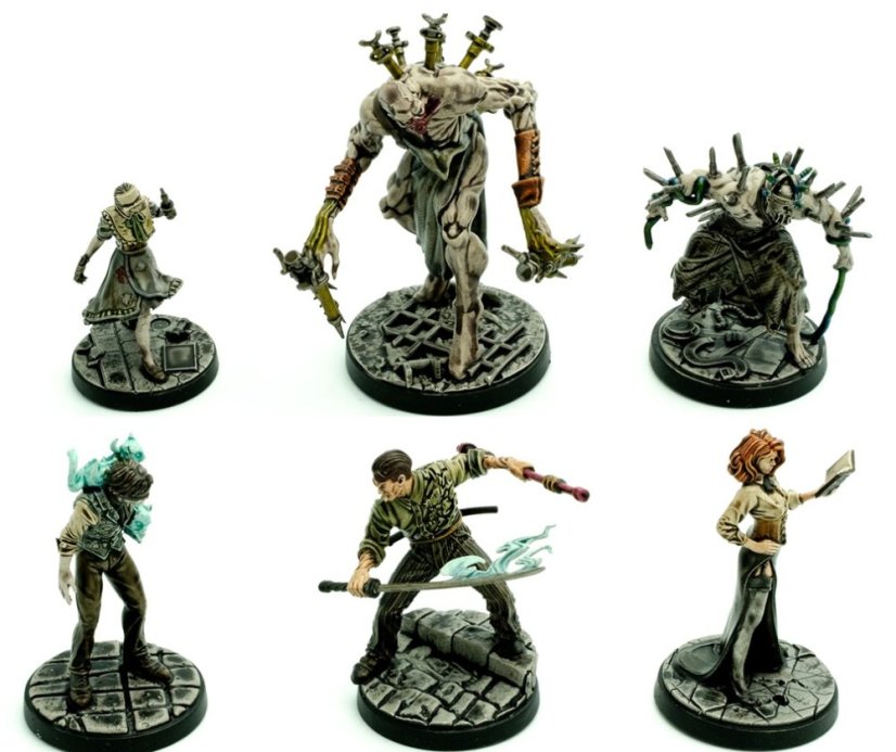 B.E.L.O.W.: The Asylum Core Pledge - Language: EN, Type of miniatures: Fully painted