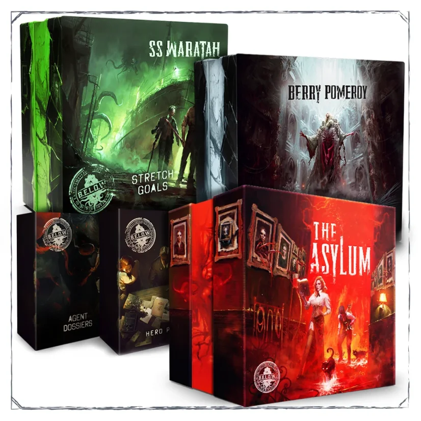 B.E.L.O.W.: The Asylum First Oath Pledge - Jazyk: EN, Varianta miniatur: Komplet namalované
