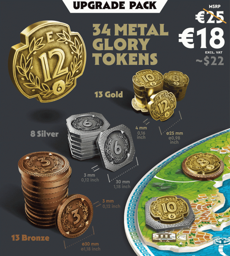For the Gods! Limited edition + Metal coins